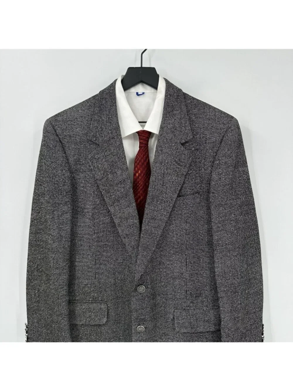 vintage 90s BILL BLASS jacket blazer sport coat 41R tweed business casual retro